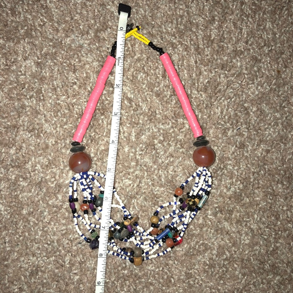 Beaded handmade necklace - Picture 3 of 3